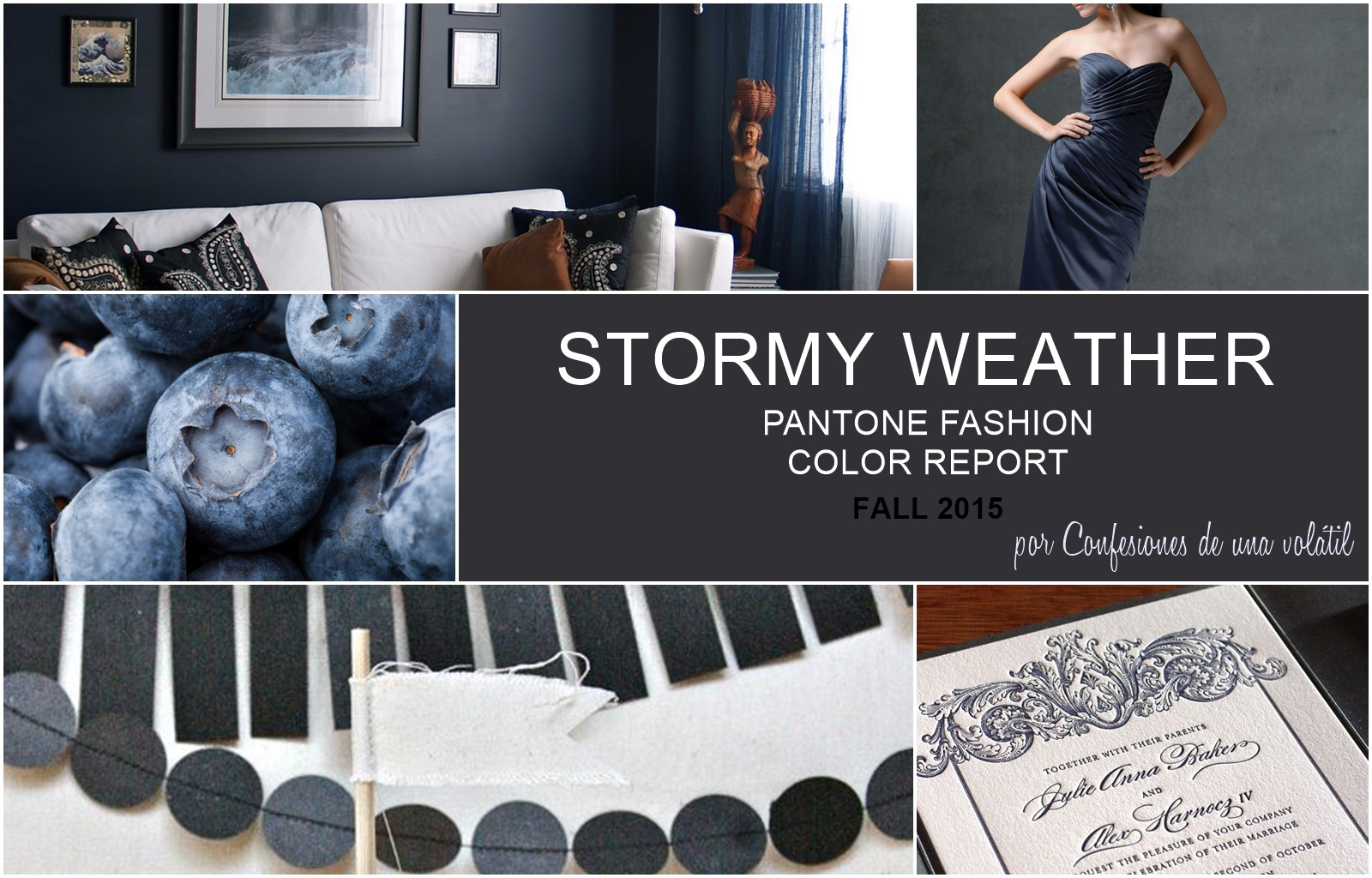 Модный оттенок осени 2015: Stormy weather