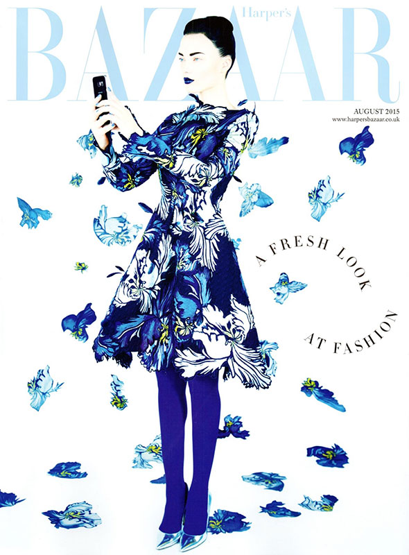 Фото: обложка журнала Harper's Bazaar, август 2015.