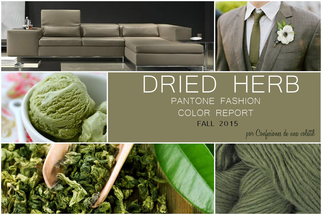 Модный оттенок осени 2015: Dried herb