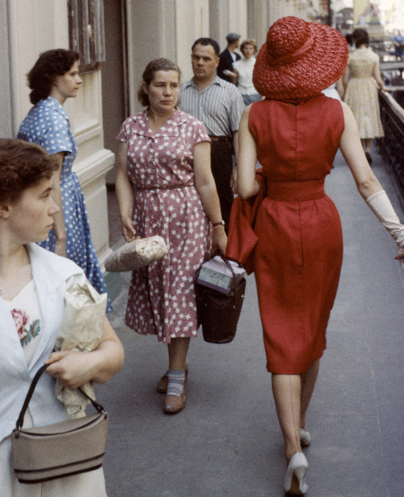 Модели Диор в Москве,1959 год. © Getty Images