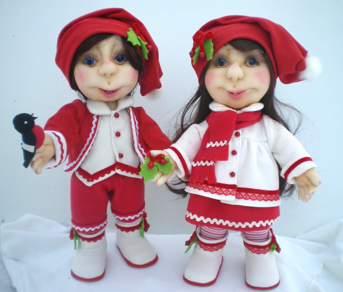 Куклы Саманта и Санни. Автор: Ирина Хозяшева.