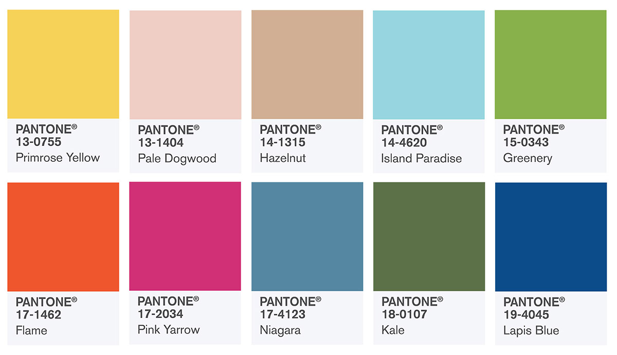 Модные цвета весны 2017 по версии Pantone
