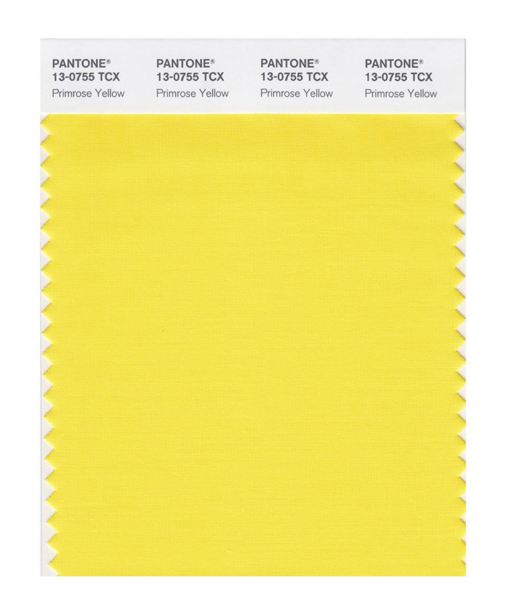 Цвет PANTONE 13-0755 Primrose Yellow (Первоцвет)