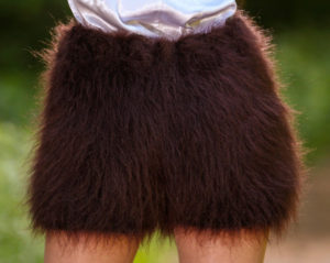 Женские пуховые панталоны коричневого цвета. Фото: Supertanya