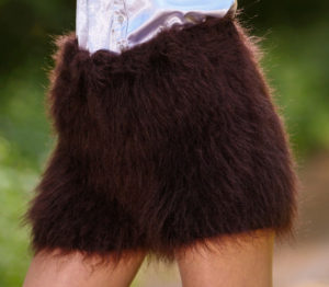 Женские пуховые панталоны коричневого цвета. Фото: Supertanya