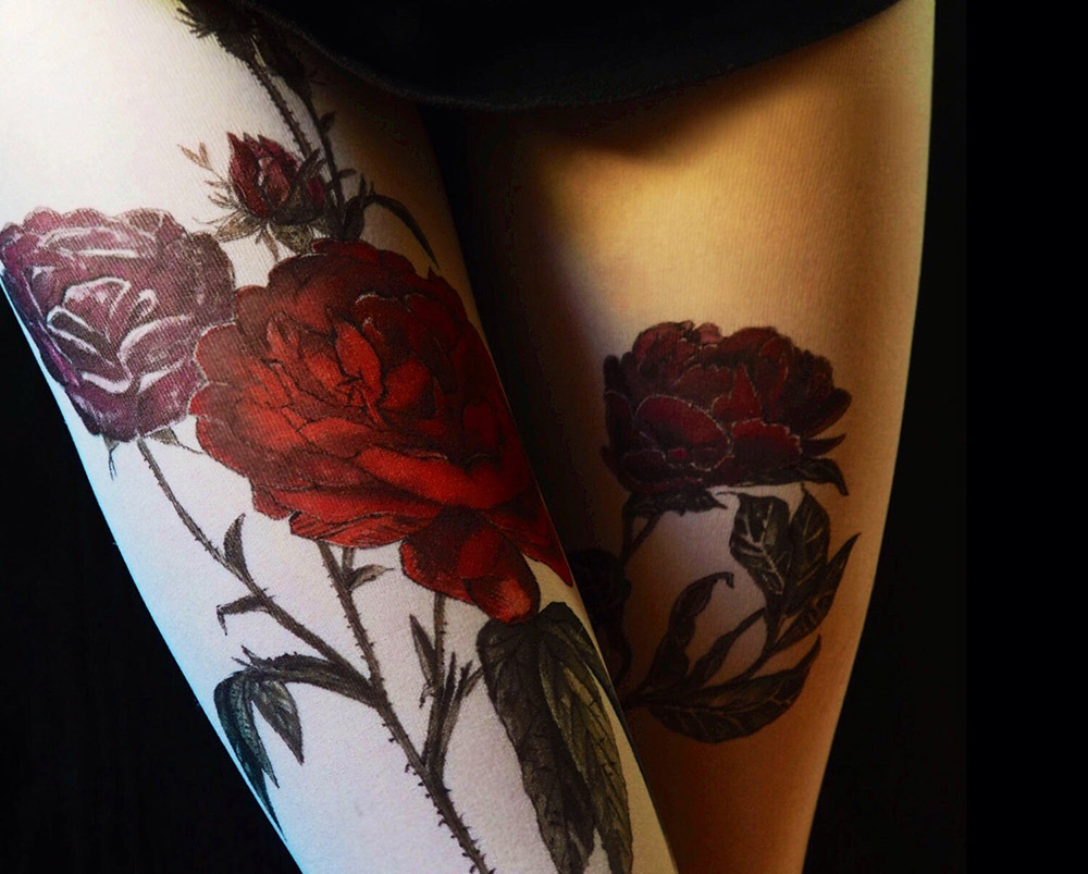 TATUL: колготки с эффектом реалистичной татуировки