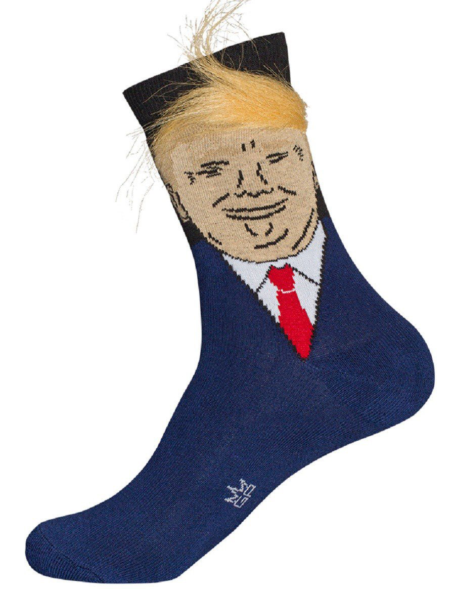 Носки с портретом Дональда Трампа