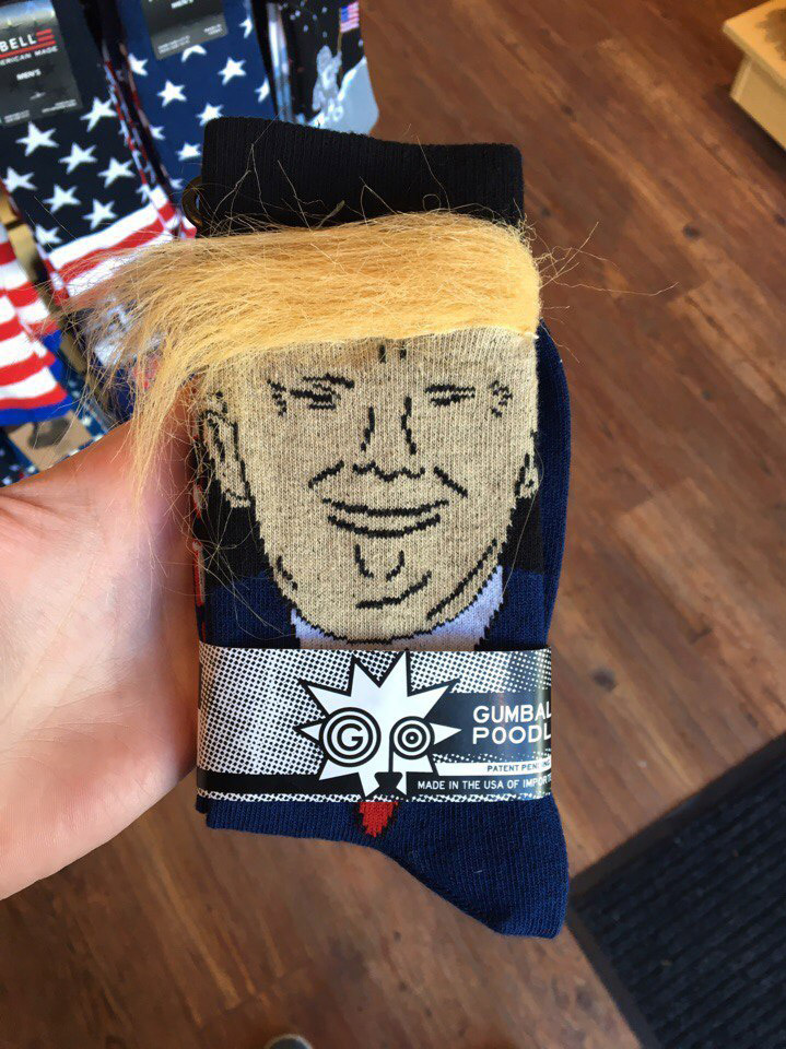 Donald Trump Hair Socks 