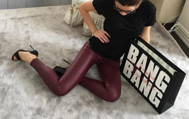 Ксения Бородина торгует леггинсами в Instagram