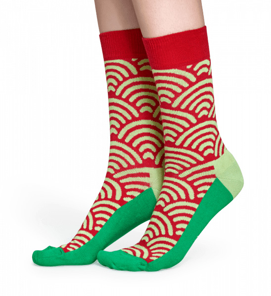 Носки Happy Socks с дугообразным ярким рисунком
