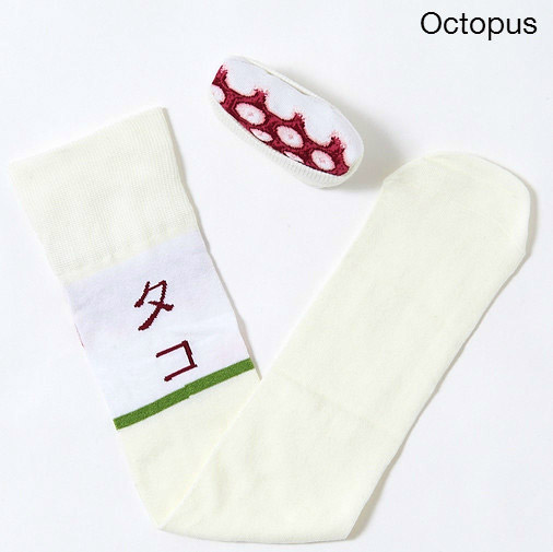 Суши-носки с осьминогом