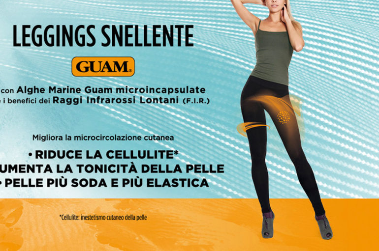 Косметический бренд GUAM выпустил антицеллюлитные леггинсы