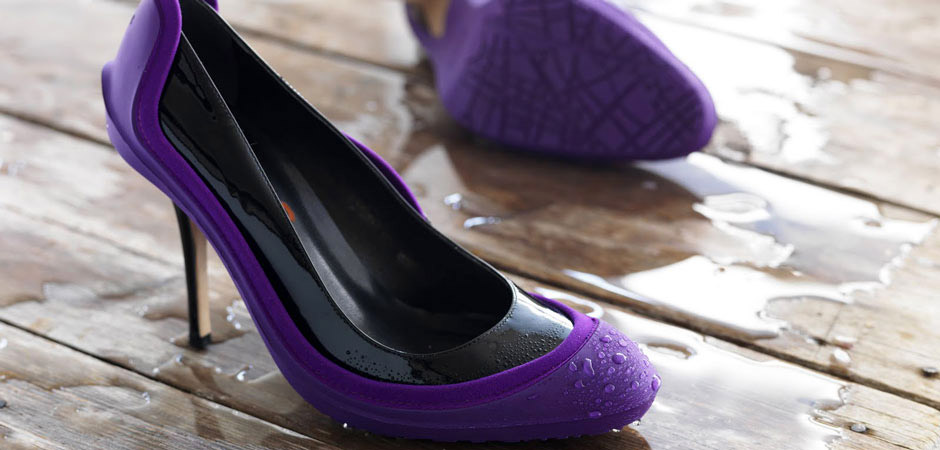 Современные дизайнерские галоши для обуви с каблуком