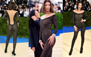 Bella Hadid в бодикомбинезоне от Alexander Wang произвела фурор на Met Gala