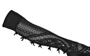 Эволюция гибридной одежды для ног | Кружевные сапоги-чулки Casadei