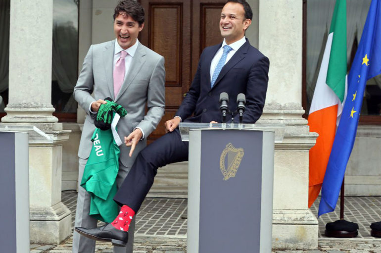 Новый премьер Ирландии Лео Варадкар троллит Джастина Трюдо?