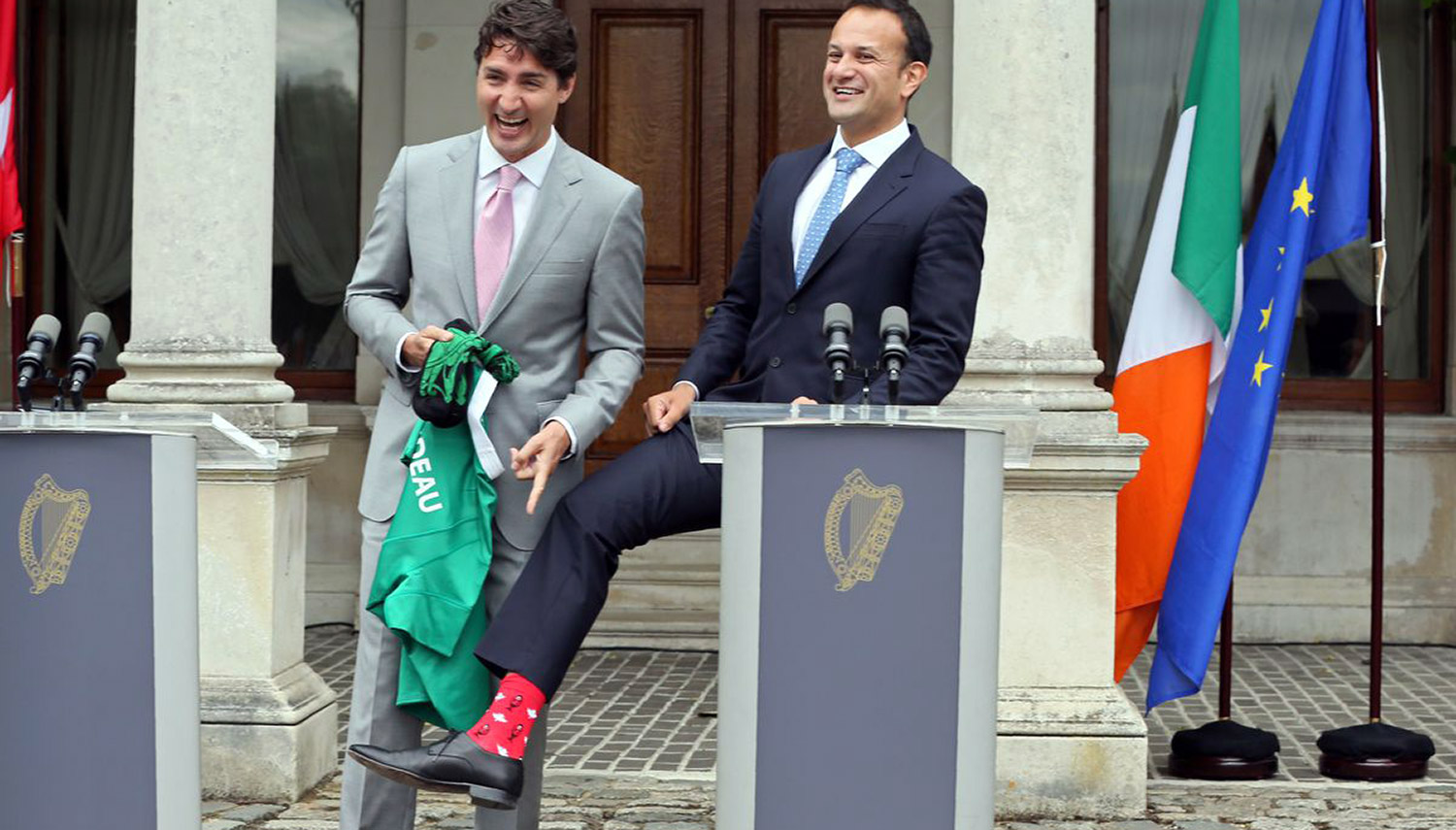 Новый премьер Ирландии Лео Варадкар троллит Джастина Трюдо?