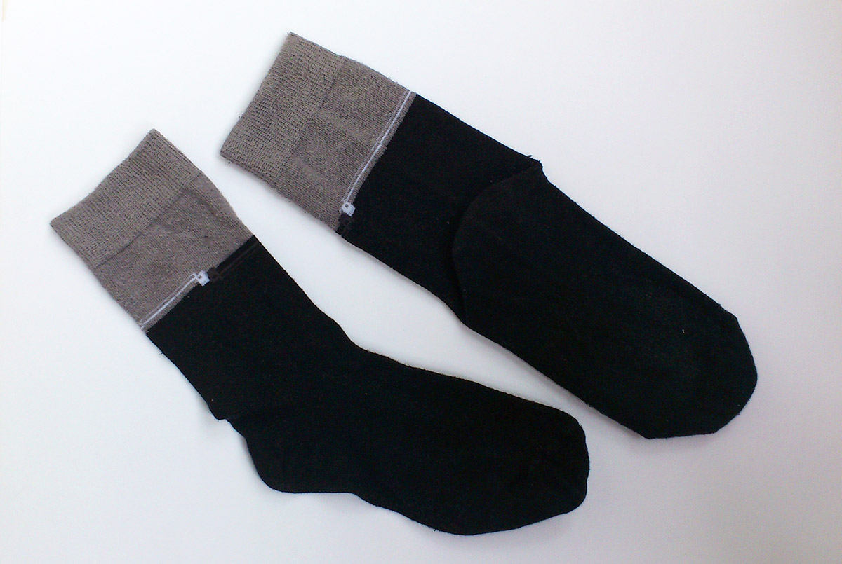 Мужские носки Гранд | Фото после стирки