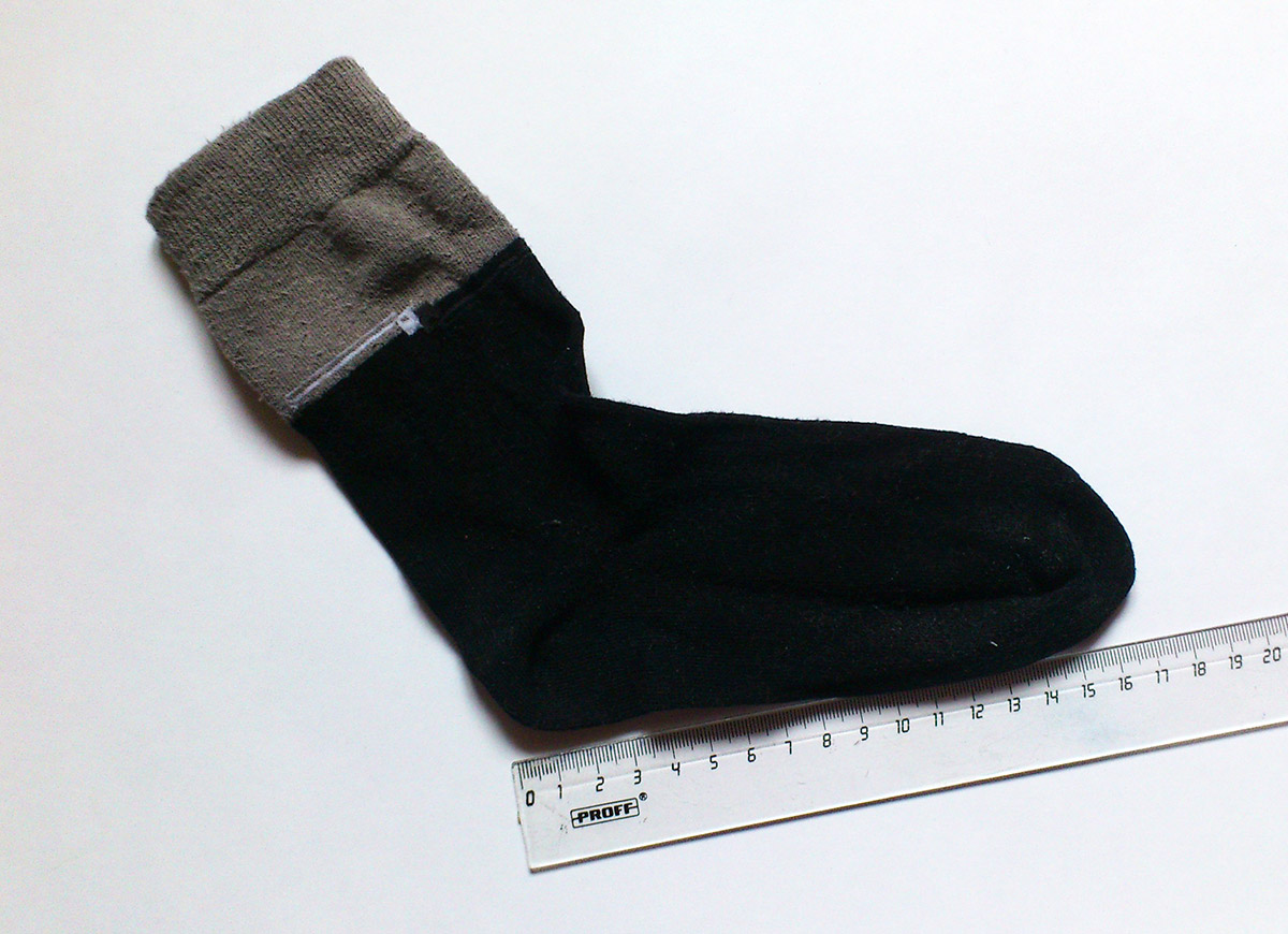 Мужские носки Гранд | Фото после стирки