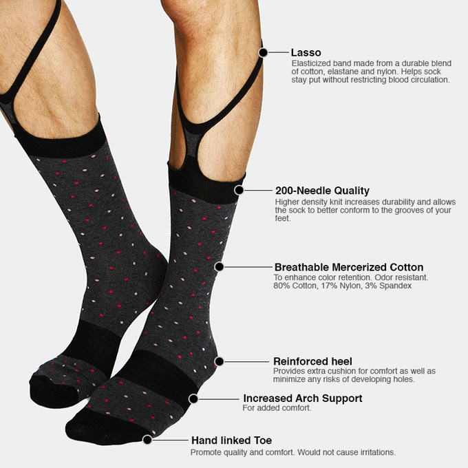 Особенности Lasso Socks (носков-лассо)