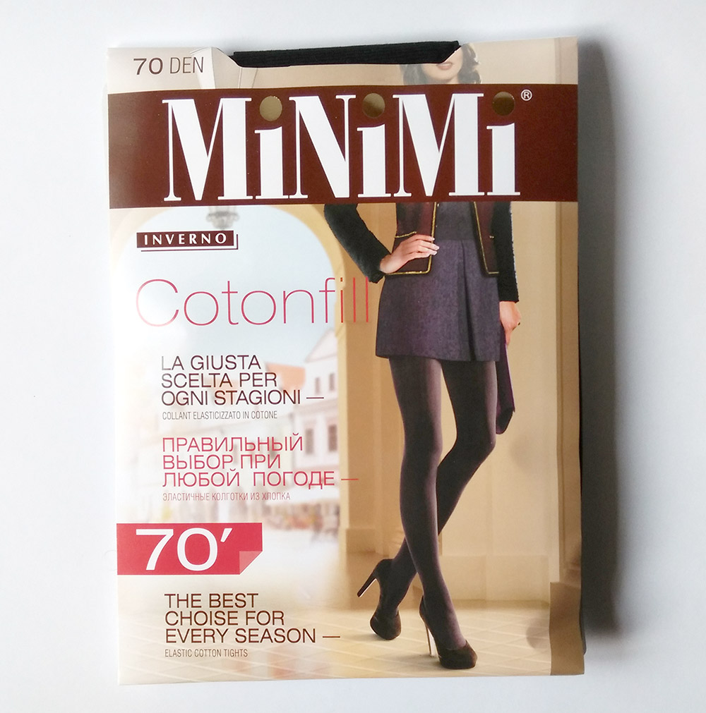 Упаковка колготок MiNiMi Inverno Cotonfill