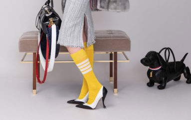 Несерьёзные носки в серьёзных образах Thom Browne Cruise 2019
