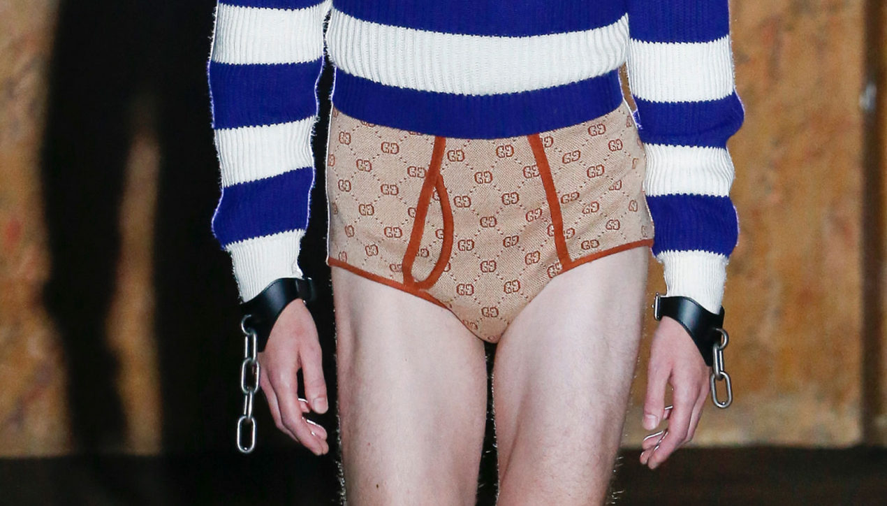 Как модно носить мужские трусы летом 2019? Подсмотрим у Gucci! - bracatuS