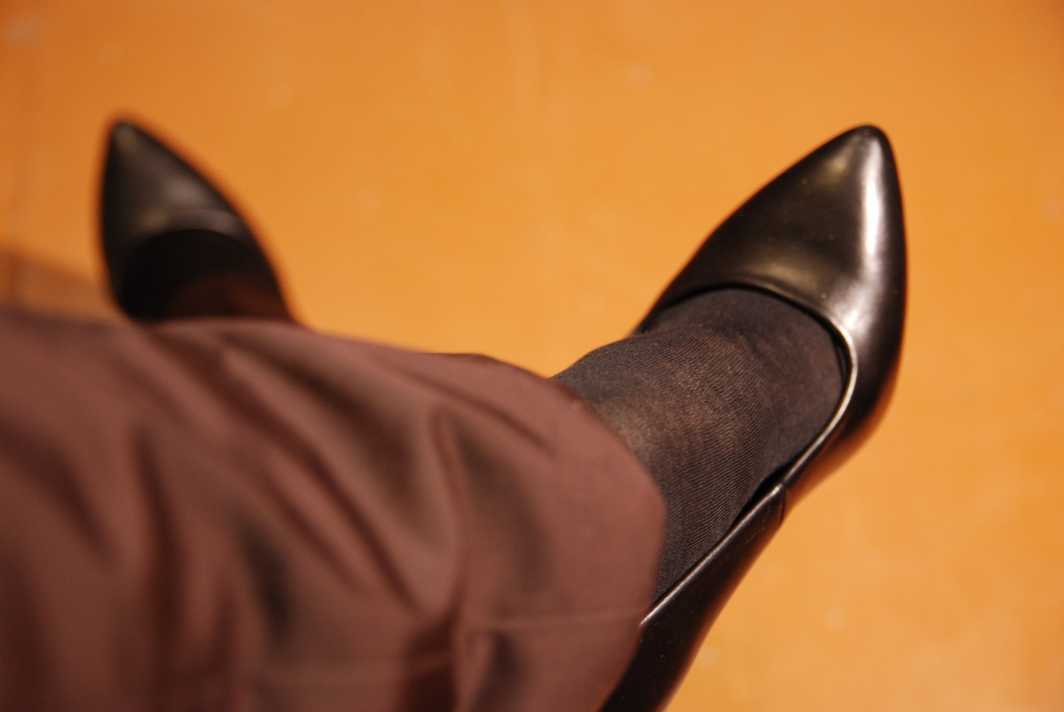 Чёрные фильдекосовые носки. Фото: bracatuS.com