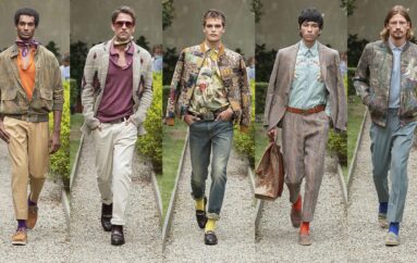 В дефиле Etro Весна-Лето 2021 показали, как модно сочетать цветные мужские носки