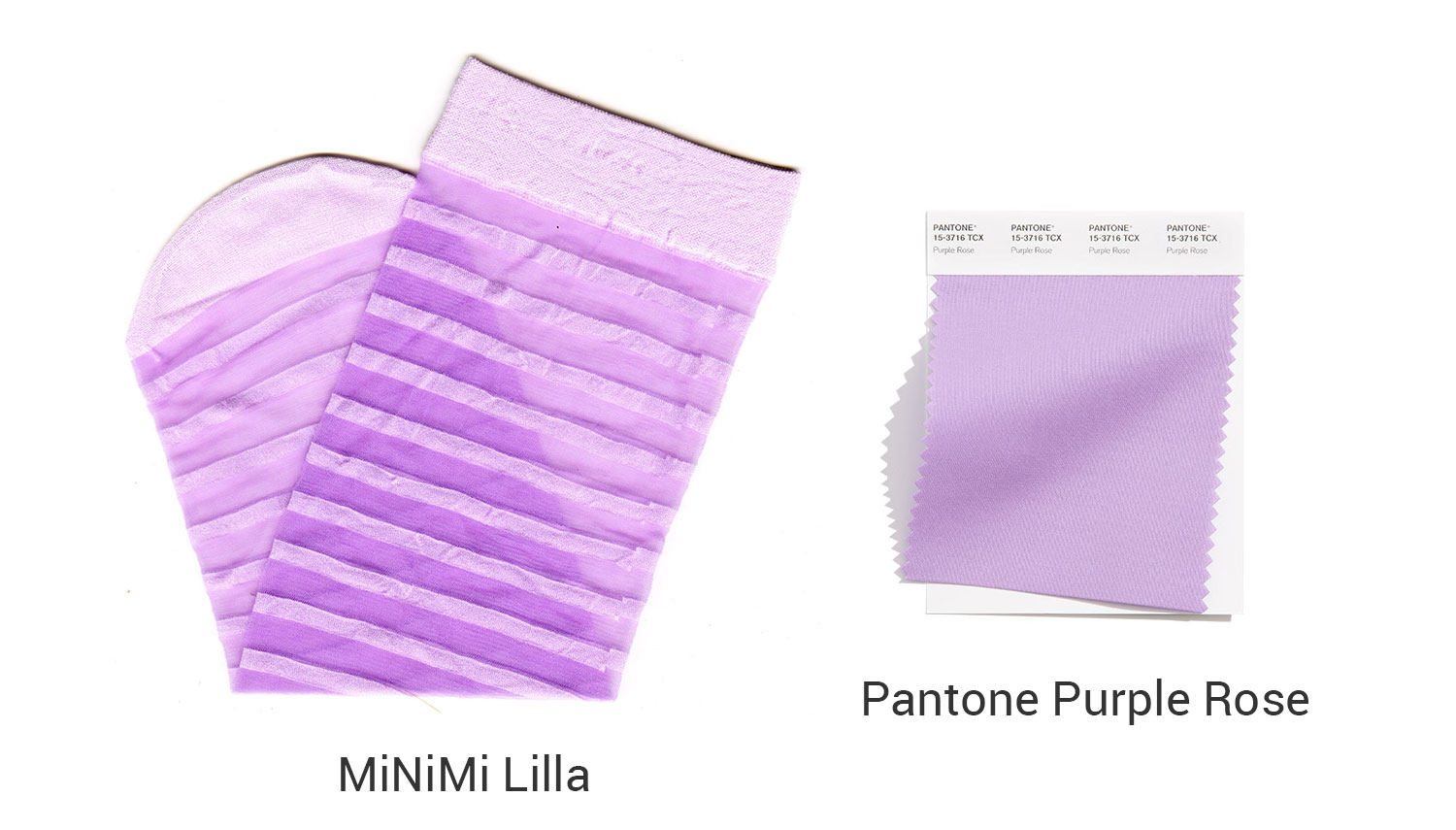 PANTONE Purple Rose VS MiNiMi Lilla