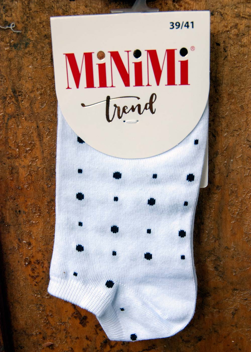 Женские носки в горошек MiNiMi Trend 4203. Изображение ©bracatus.com