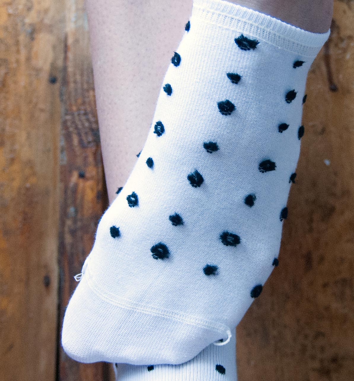 Женские носки в горошек MiNiMi Trend 4203. Изображение ©bracatus.com