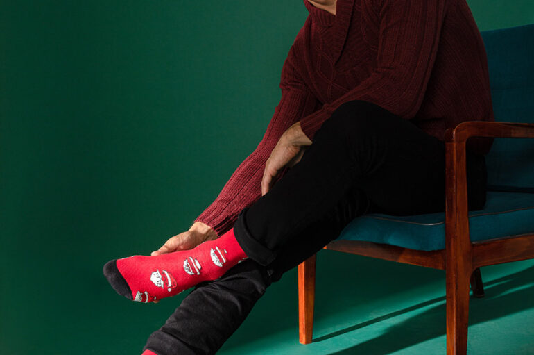 Встречайте новогоднюю коллекцию мужских носков от OMSA 🎁🌲