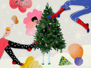 Тигриные каламбуры, пингвины с бокалом и тайные новогодние истории в праздничной коллекции St.Friday Socks