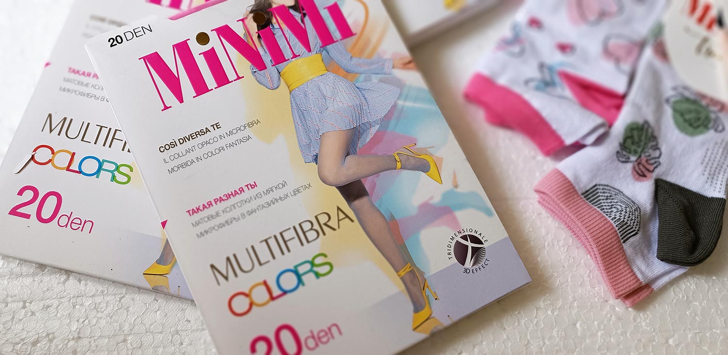 Упаковка колготок MiNiMi Colors 20 ©bracatus