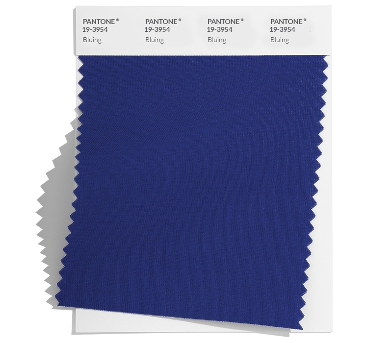 Pantone 19-3954 Bluing: насыщенный чернильно-синий
