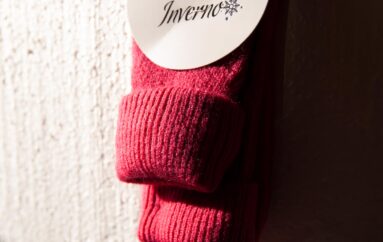Зимние носки розового цвета MiNiMi 3301 Inverno