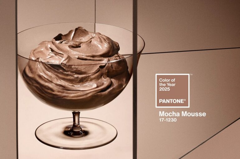 Институт Pantone представил цвет года 2025: Mocha Mousse