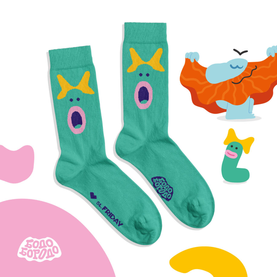 Совместная коллекция носков St.Friday Socks и Бодо Бородо