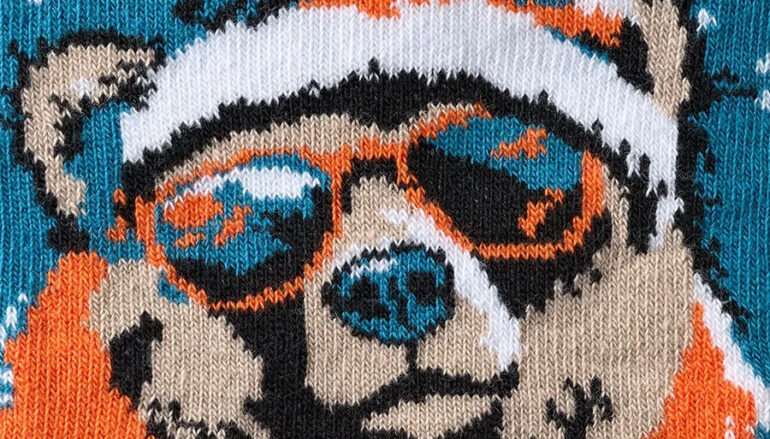 Пополнение новогодней коллекции Omsa for Men: хлопковые носки с медведями