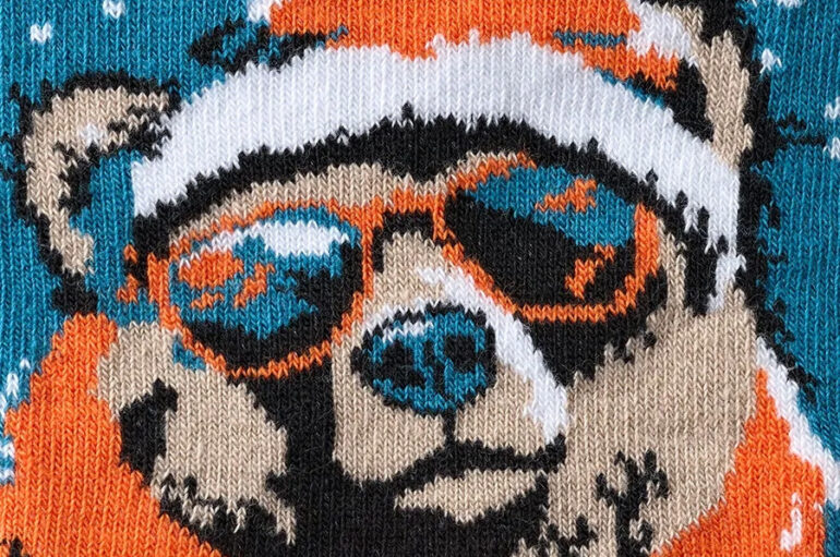 Пополнение новогодней коллекции Omsa for Men: хлопковые носки с медведями