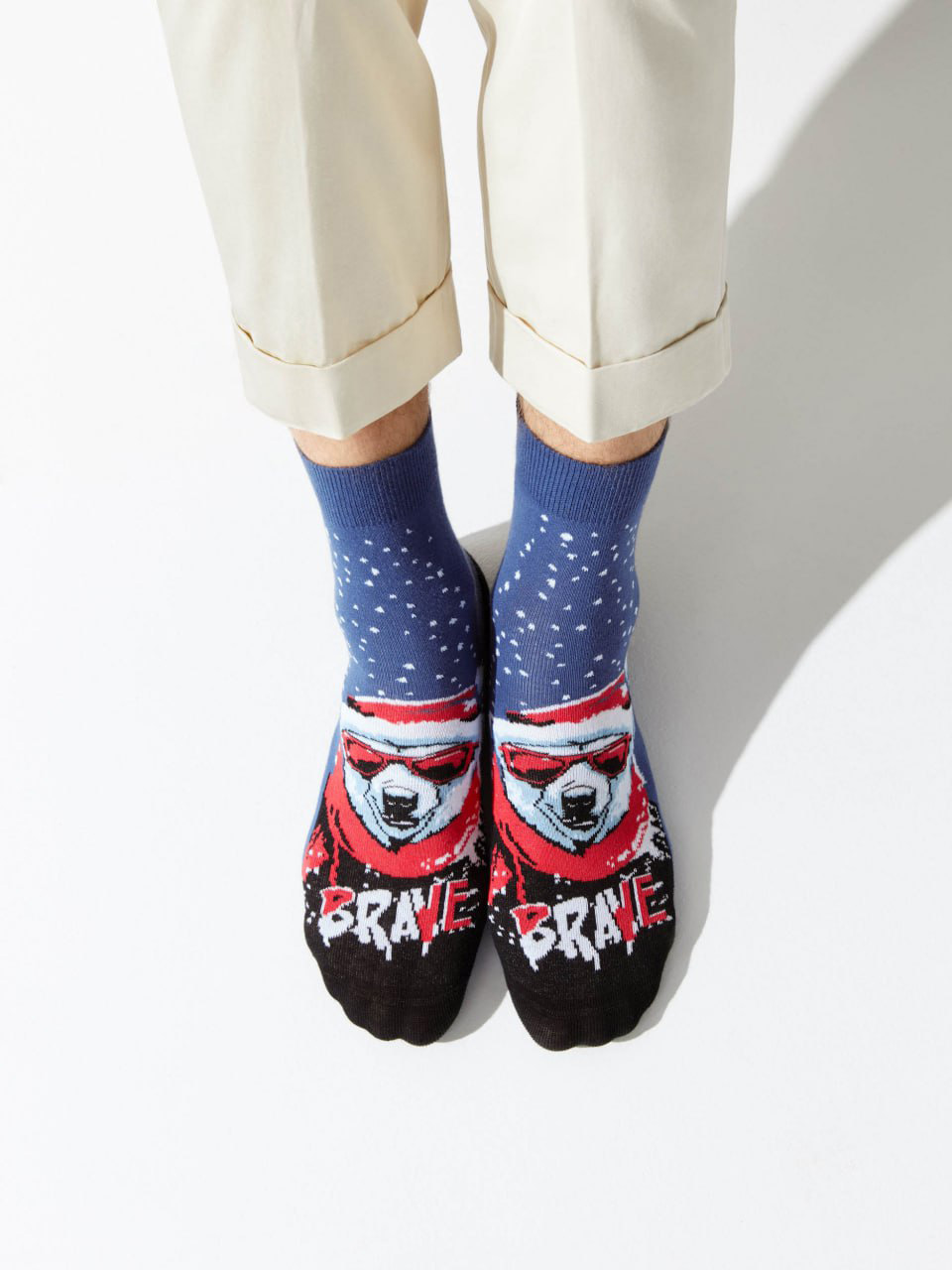 Мужские носки с медведями. Omsa.