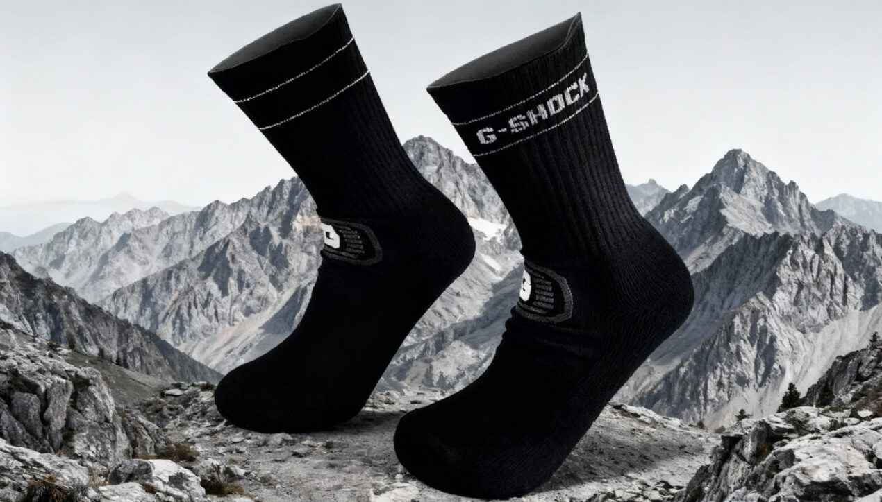 Уже не шутка: носки Casio G-SHOCK стали реальностью