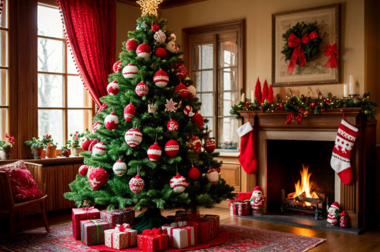 Идеи ёлочных украшений из носков