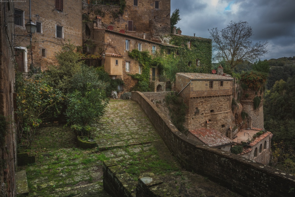 Улочки города Сорано в Тоскане